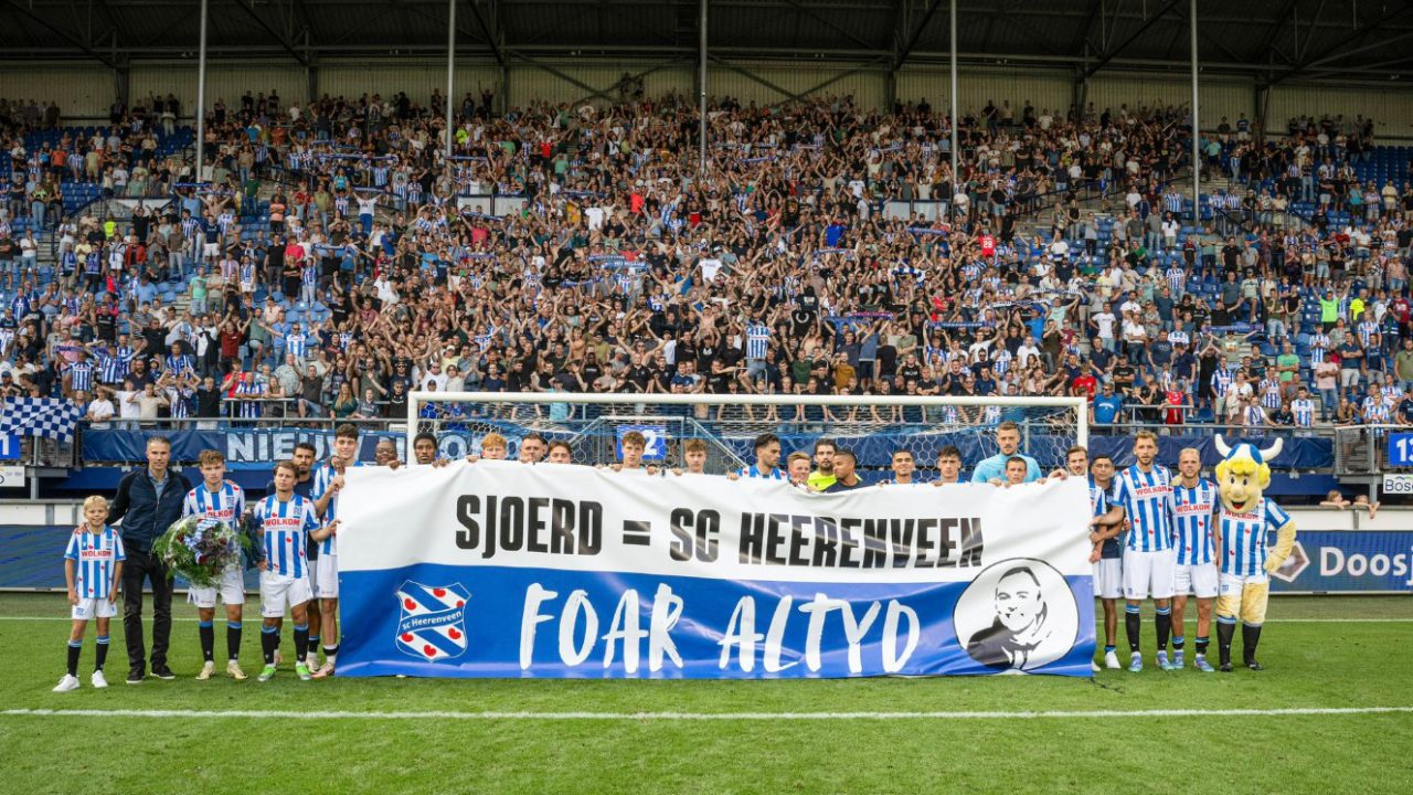 VIDEO: SC Heerenveen – FC Utrecht, applause for Sjoerd Visser from Westereen (23)